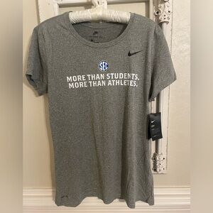 Nike Gray Fitted Short Sleeve T-Shirt